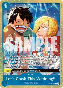 Let's Crash This Wedding!!! 「OP11-060」 — Premium Card Collection -Best Selection Vol.5- aa「EN」