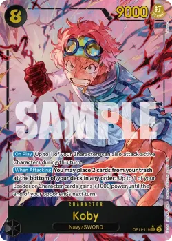 Koby 「OP11-119」 — A Fist of Divine Speed aa「EN」