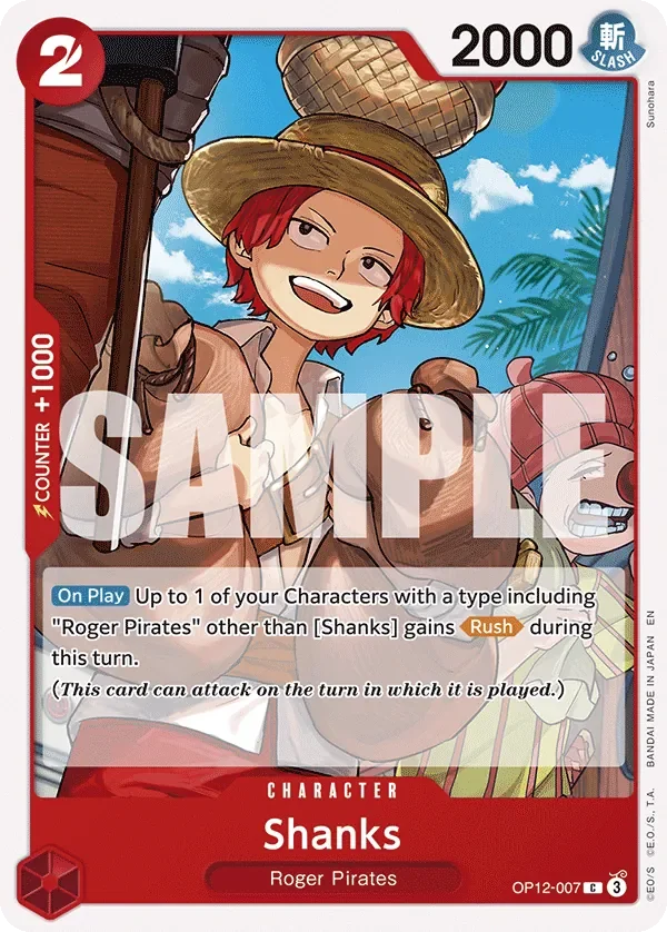Shanks 「OP12-007」「EN」