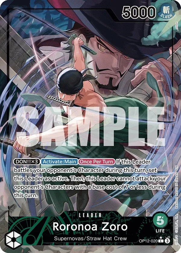 Roronoa Zoro 「OP12-020」 — Legacy of the Master aa「EN」