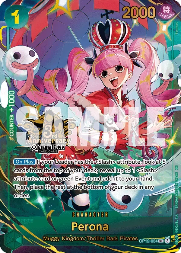 Perona 「OP12-034」 — Japanese 3rd Anniversary Set aa「EN」
