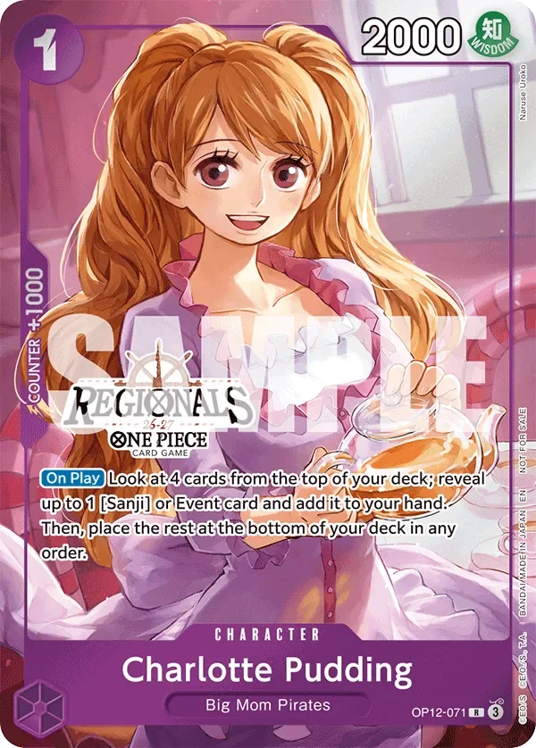 Charlotte Pudding 「OP12-071」 — Regional Participation Pack 2026 Vol.1 aa「EN」