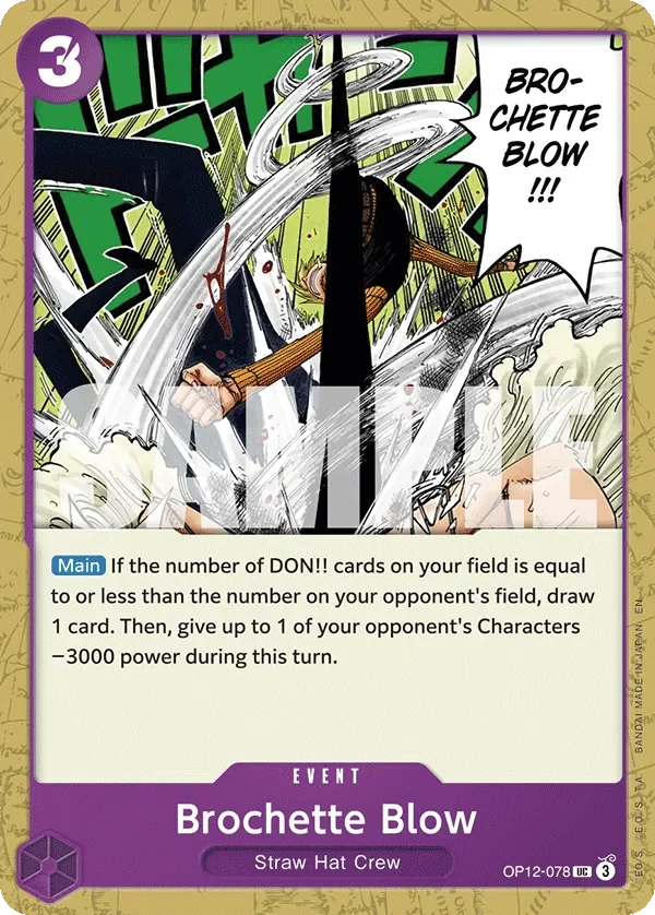 Brochette Blow 「OP12-078」「EN」
