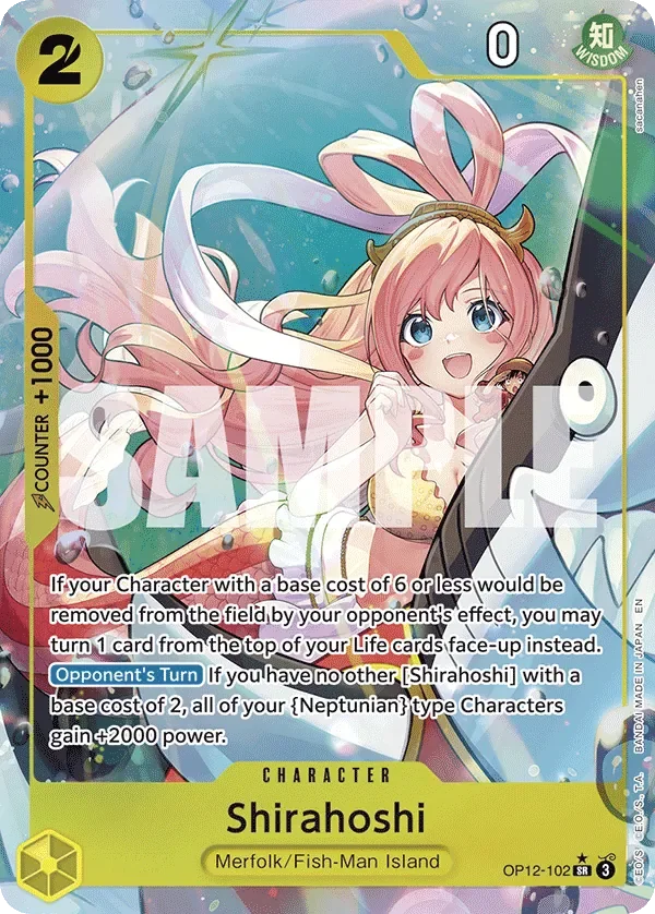 Shirahoshi 「OP12-102」 — Legacy of the Master aa「EN」