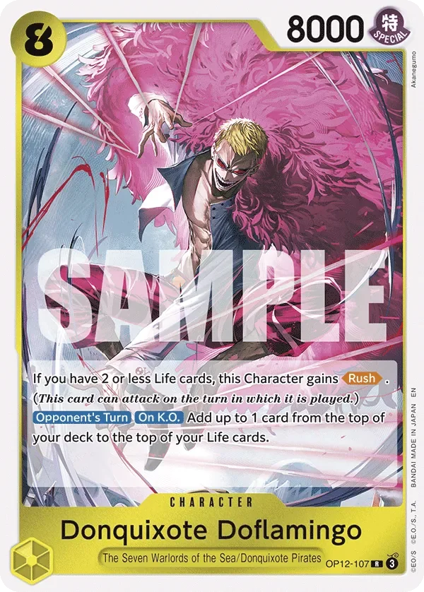 Donquixote Doflamingo 「OP12-107」「EN」