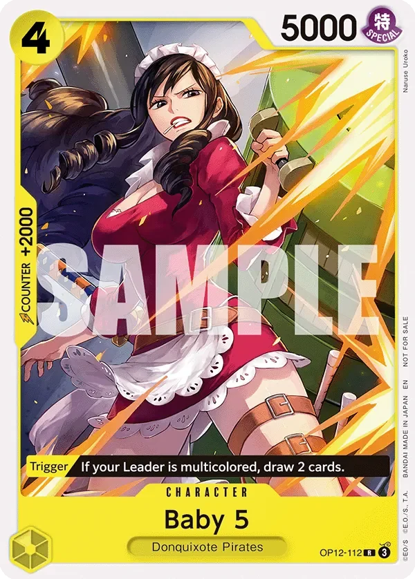 Baby 5 「OP12-112」 — Tournament Pack 2026 Vol.1「EN」