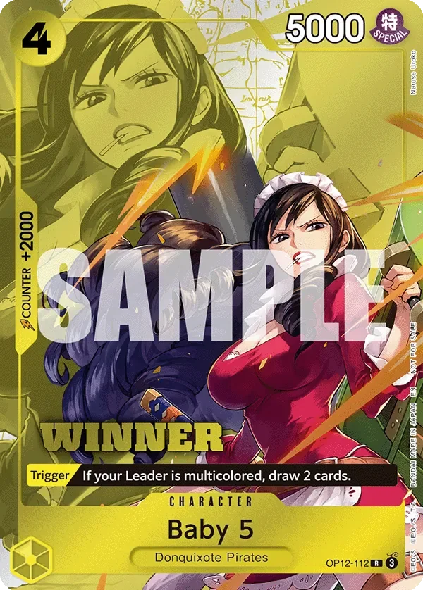 Baby 5 「OP12-112」 — Tournament Pack 2026 Vol.1 fa「EN」