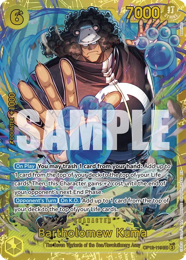 Bartholomew Kuma 「OP12-119」「EN」