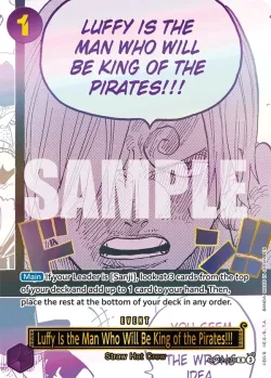 Luffy Is the Man Who Will Be King of the Pirates!!! 「OP12-079」 — Japanese 3rd Anniversary Set aa「EN」