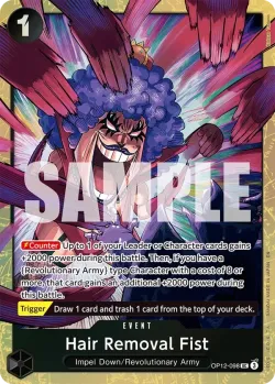 Hair Removal Fist 「OP12-098」 — Premium Card Collection -Best Selection Vol.5- aa「EN」