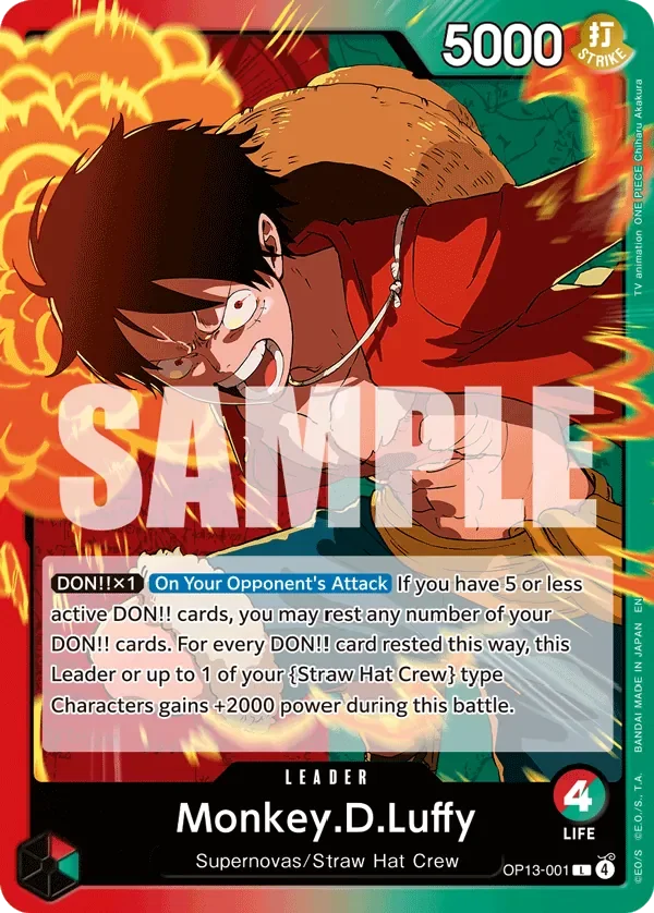 Monkey.D.Luffy 「OP13-001」「EN」
