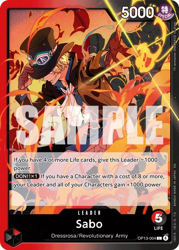 Sabo 「OP13-004」「EN」