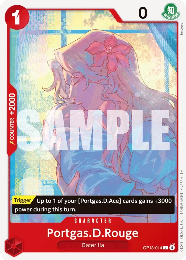 Portgas.D.Rouge 「OP13-014」「EN」