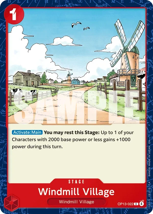 Windmill Village 「OP13-022」「EN」