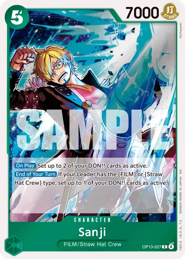 Sanji 「OP13-027」「EN」
