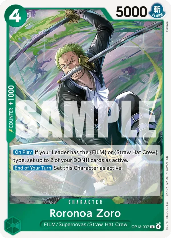 Roronoa Zoro 「OP13-037」「EN」