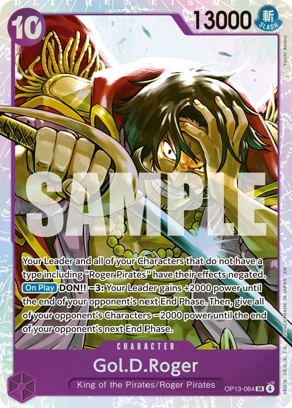 Gol.D.Roger 「OP13-064」「EN」