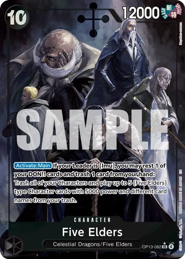 Five Elders 「OP13-082」 — Carrying on His Will aa「EN」
