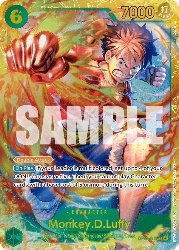 Monkey.D.Luffy 「OP13-118」「EN」