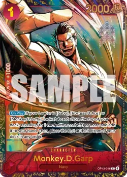 Monkey.D.Garp 「OP13-016」 — Prize Cards aa「EN」