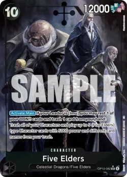 Five Elders 「OP13-082」 — Carrying on His Will aa「EN」
