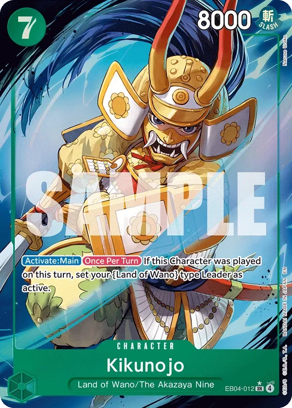 Kikunojo 「EB04-012」 — The Azure Sea's Seven aa「EN」