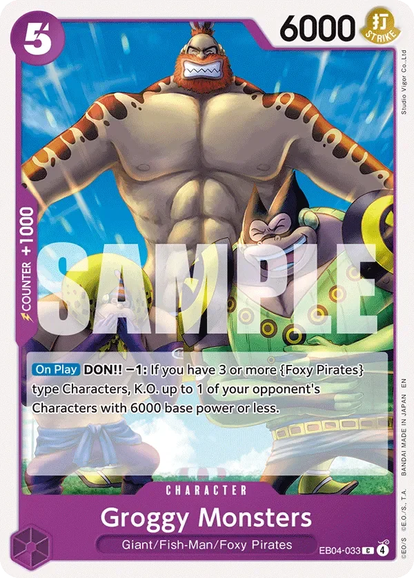 Groggy Monsters 「EB04-033」「EN」