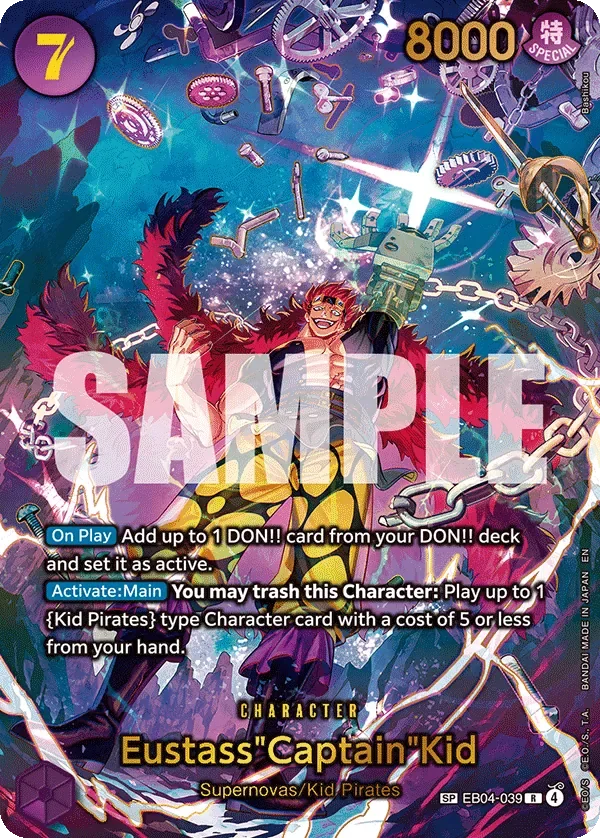 Eustass"Captain"Kid 「EB04-039」 — The Azure Sea's Seven「EN」