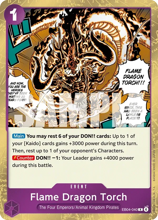 Flame Dragon Torch 「EB04-040」「EN」
