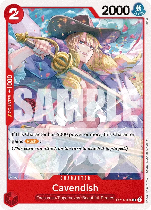 Cavendish 「OP14-004」「EN」