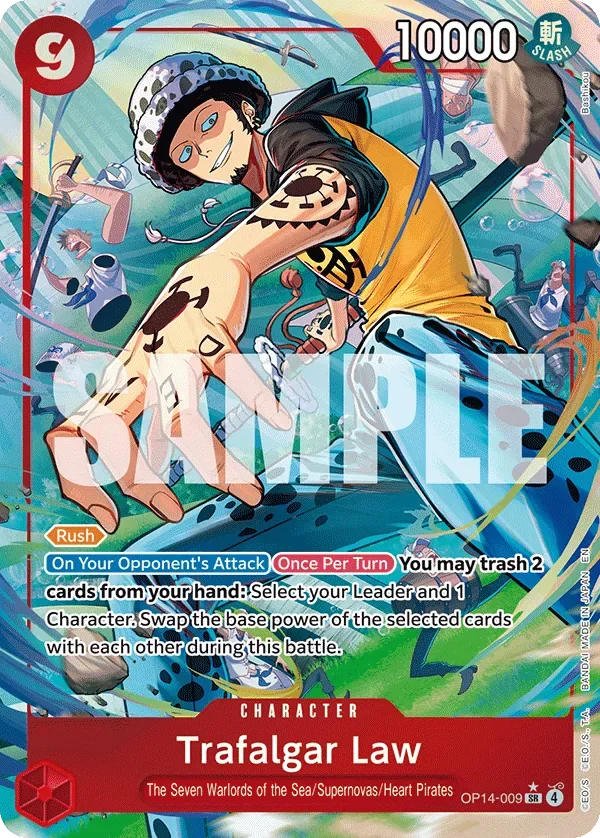 Trafalgar Law 「OP14-009」 — The Azure Sea's Seven aa「EN」