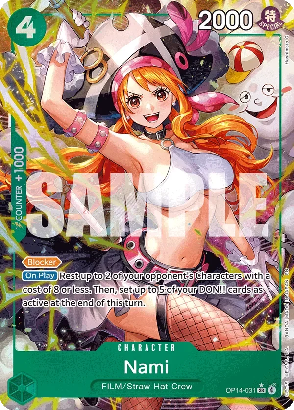 Nami 「OP14-031」 — The Azure Sea's Seven aa「EN」