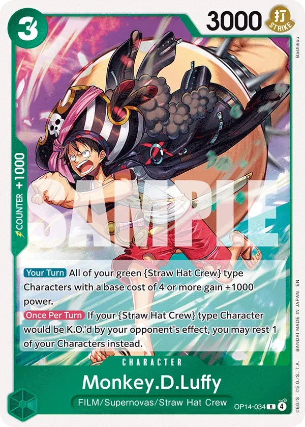 Monkey.D.Luffy 「OP14-034」「EN」