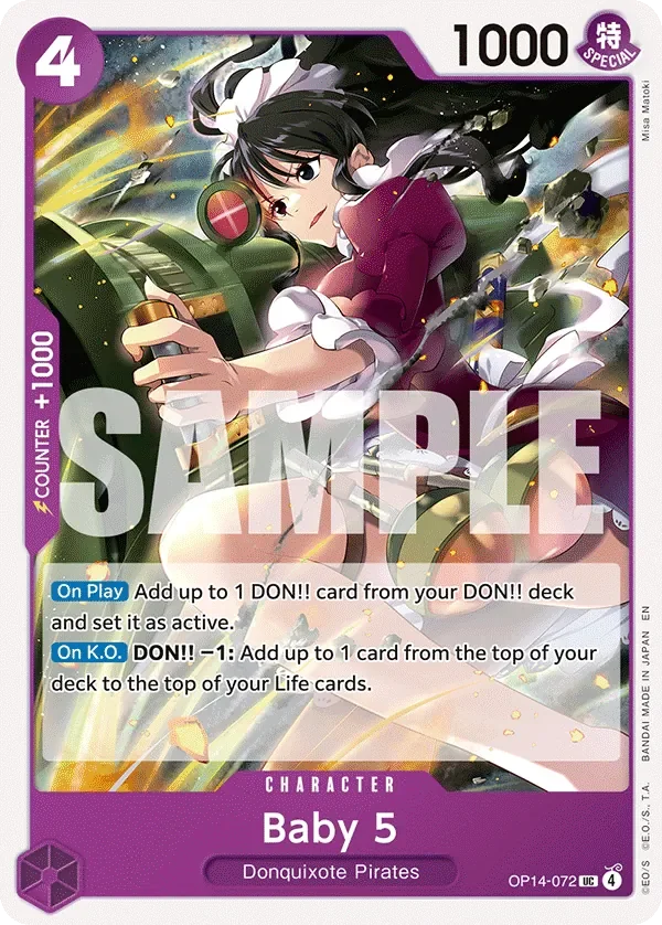 Baby 5 「OP14-072」「EN」