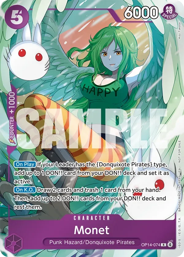Monet 「OP14-074」 — The Azure Sea's Seven Dash Pack fa「EN」