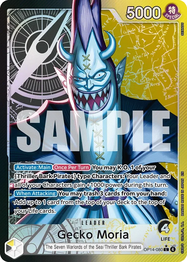 Gecko Moria 「OP14-080」 — The Azure Sea's Seven aa「EN」