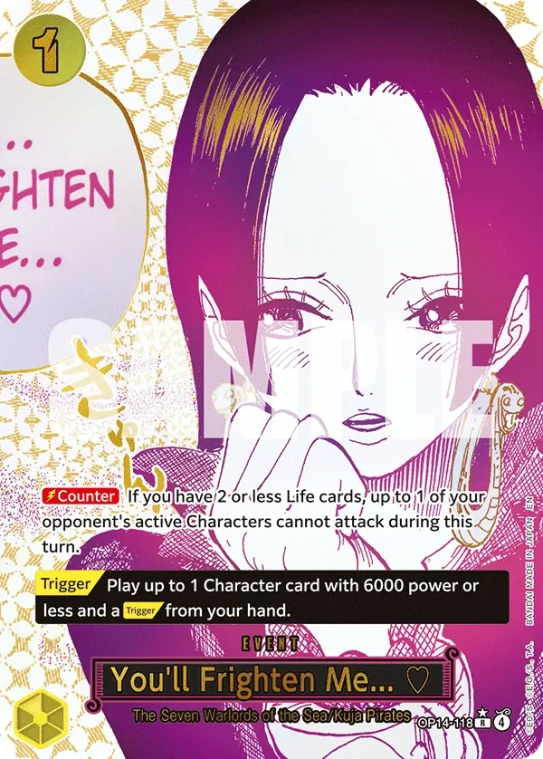 You'll Frighten Me... ♡ 「OP14-118」 — The Azure Sea's Seven aa「EN」