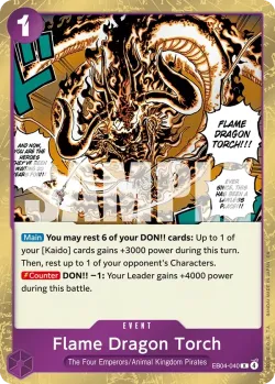 Flame Dragon Torch 「EB04-040」「EN」