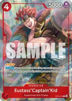 Eustass"Captain"Kid 「OP14-014」 — The Azure Sea's Seven Dash Pack fa「EN」