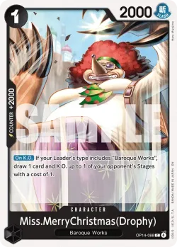 Miss.MerryChristmas(Drophy) 「OP14-088」「EN」