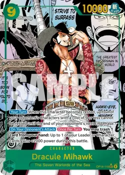Dracule Mihawk 「OP14-119」 — The Azure Sea's Seven manga「EN」