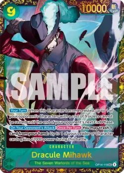 Dracule Mihawk 「OP14-119」 — Prize Cards aa「EN」