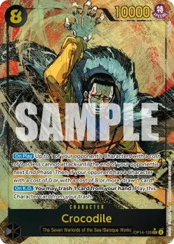 Crocodile 「OP14-120」 — The Azure Sea's Seven aa「EN」