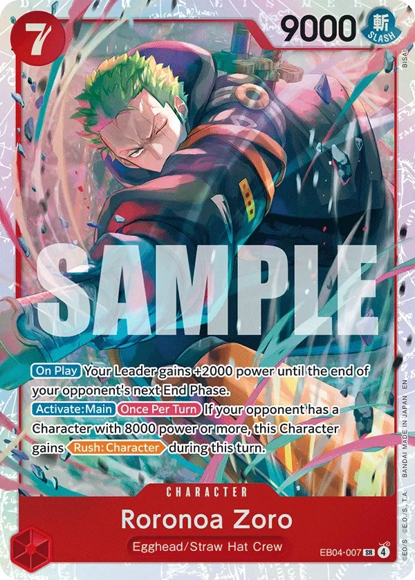 Roronoa Zoro 「EB04-007」「EN」