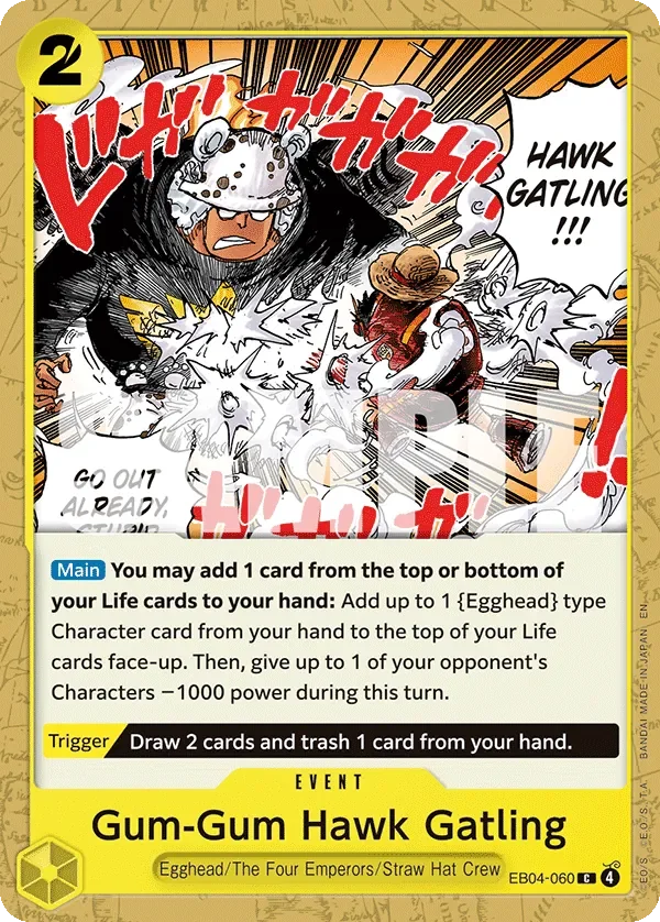 Gum-Gum Hawk Gatling 「EB04-060」「EN」
