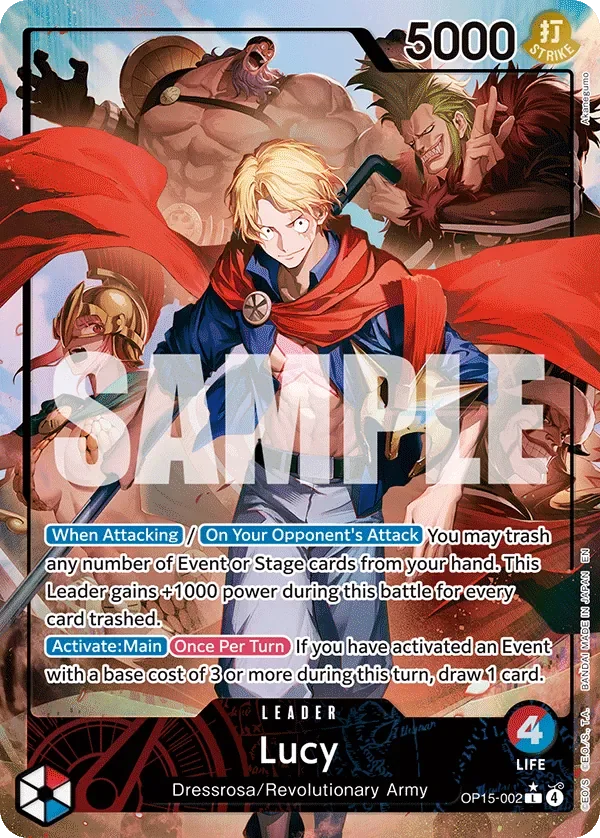 Lucy 「OP15-002」 — Adventure on Kami's Island aa「EN」