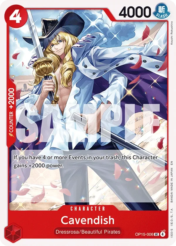 Cavendish 「OP15-006」「EN」