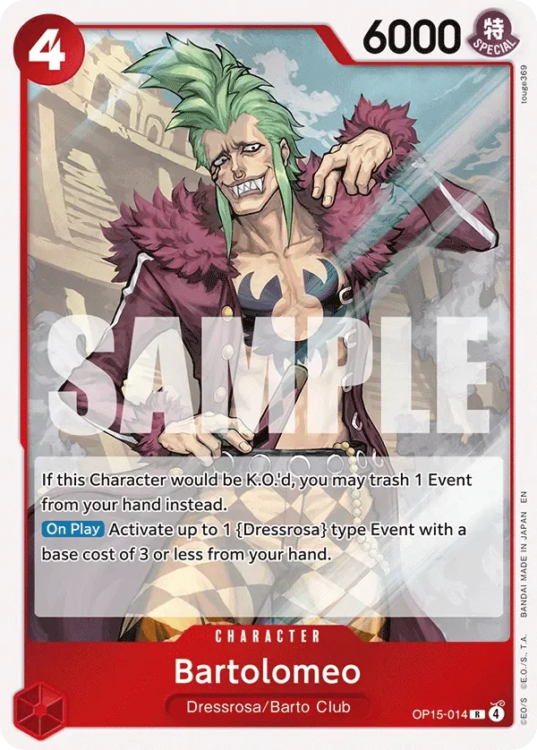 Bartolomeo 「OP15-014」「EN」