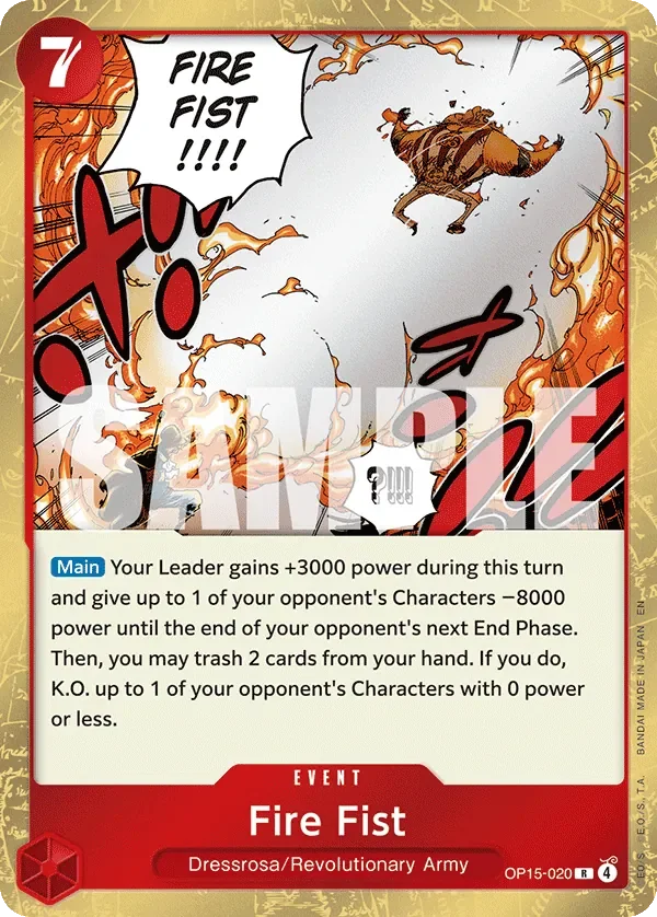 Fire Fist 「OP15-020」「EN」