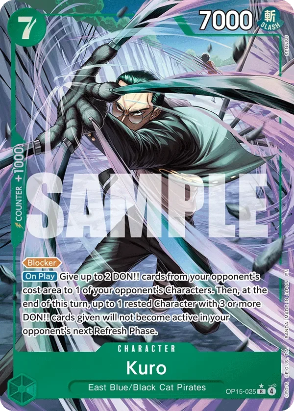 Kuro 「OP15-025」 — Adventure on Kami's Island aa「EN」